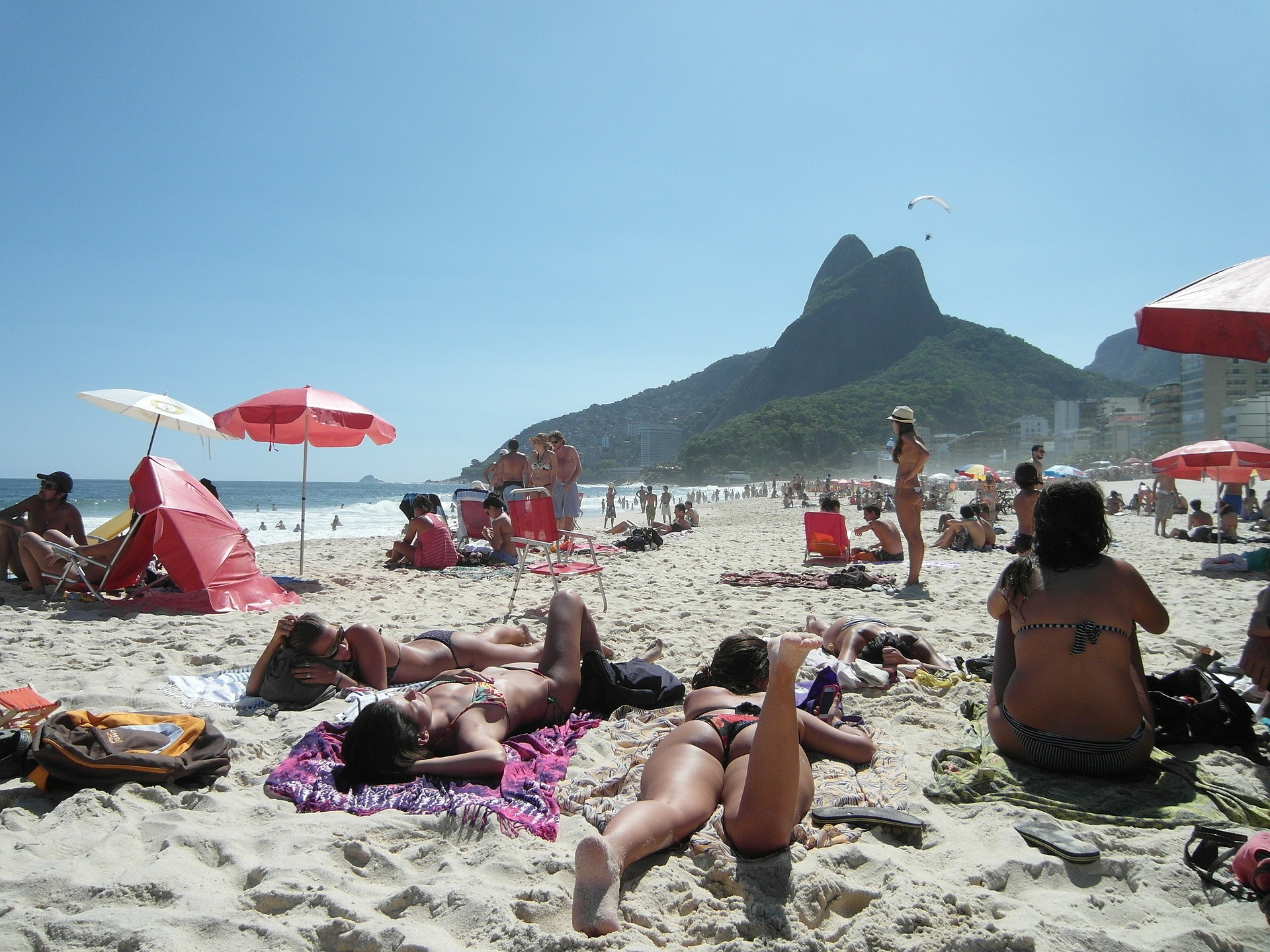 Rio de Janeiro spiaggia di Copacabana