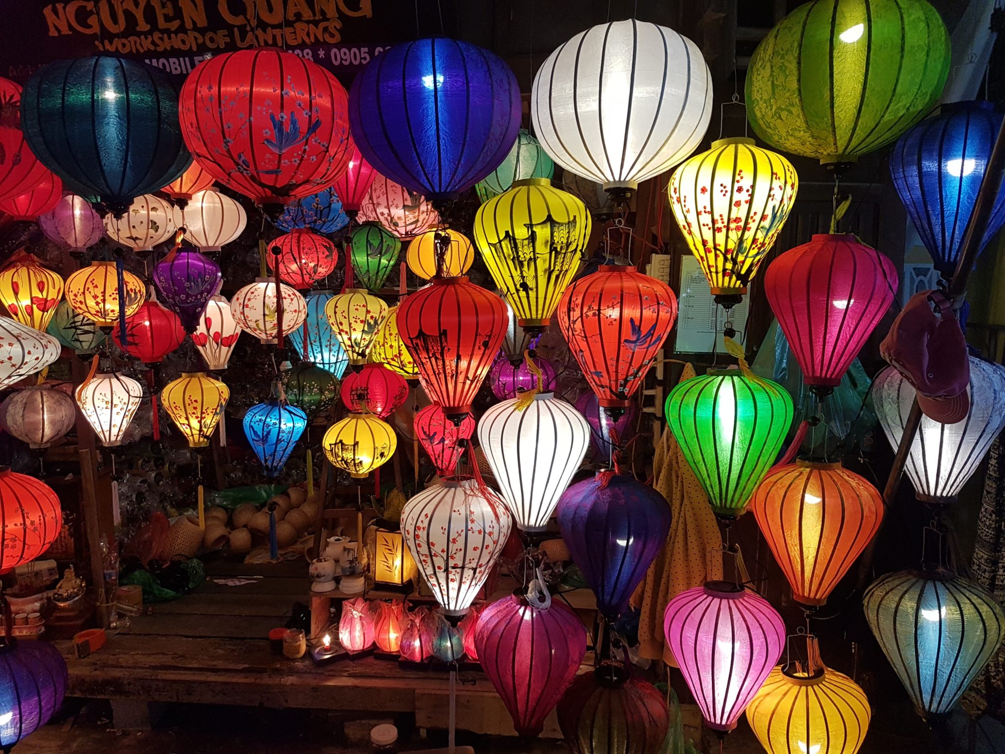Vietnam Hoi-an mercato notturno