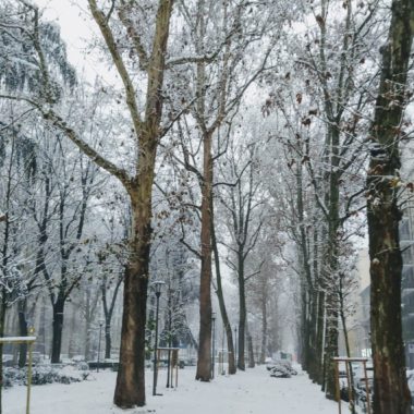 Com'è bella Milano sotto la neve