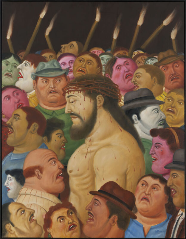 BOTERO-Jesus-y-la-multitud-2010-Museo-de-Antioquia-Medellin